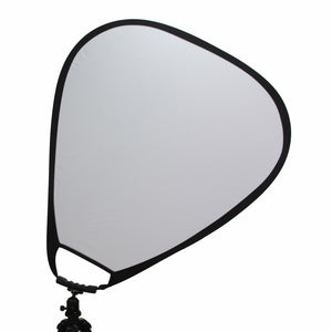 Kamerar 30 Inch 5-in-1 Collapsible Triangle Lighting Reflector with Tripod Mounting Grip