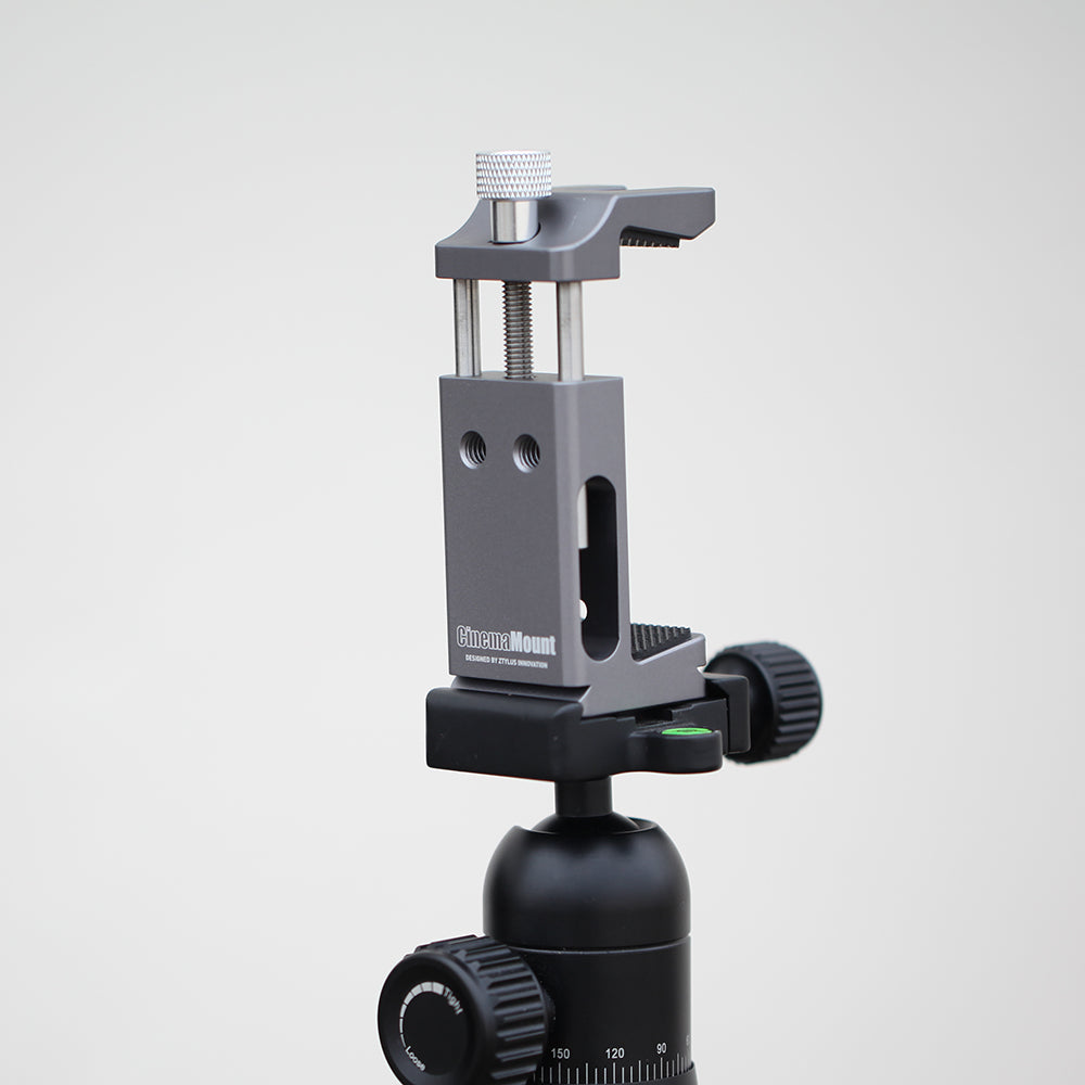 Adattatore Per Treppiede Universale Per Smartphone, Supporto In Metallo Regolabile Da 55 A 85 Mm, Con Vite 1/4" E Cuscinetti Antigraffio